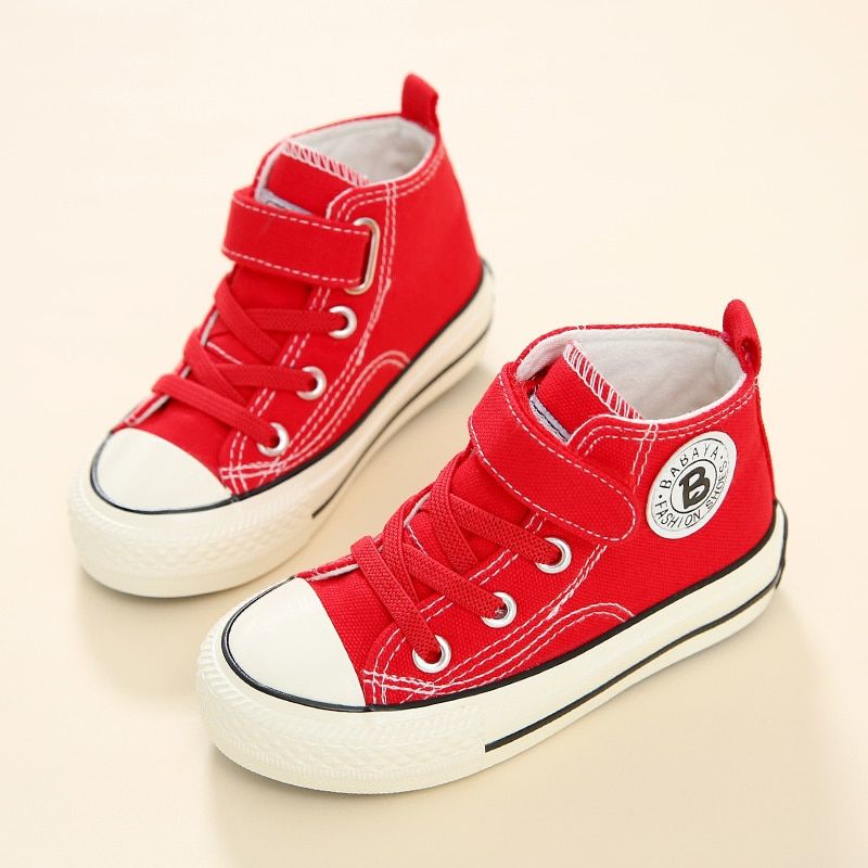 Garfi Unisex Hoge Sneaker Voor Kinderen - Rood