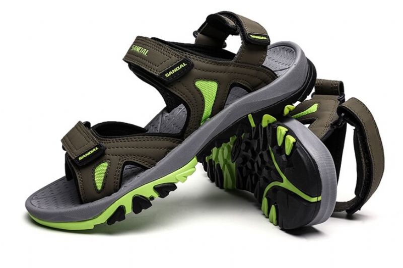 Garlick Heren Zomer Sandalen - Zwart