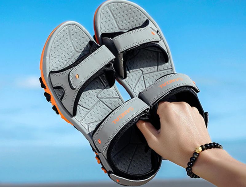 Garlick Heren Zomer Sandalen - Zwart