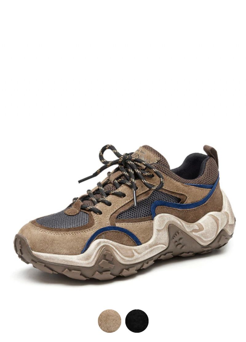 Garnier Dames Leren Platform Sneaker