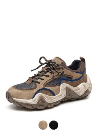 Garnier Dames Leren Platform Sneaker
