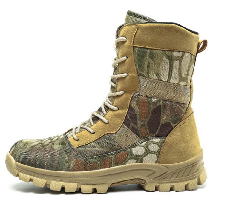 Garren Heren Militaire Laarzen - Groen