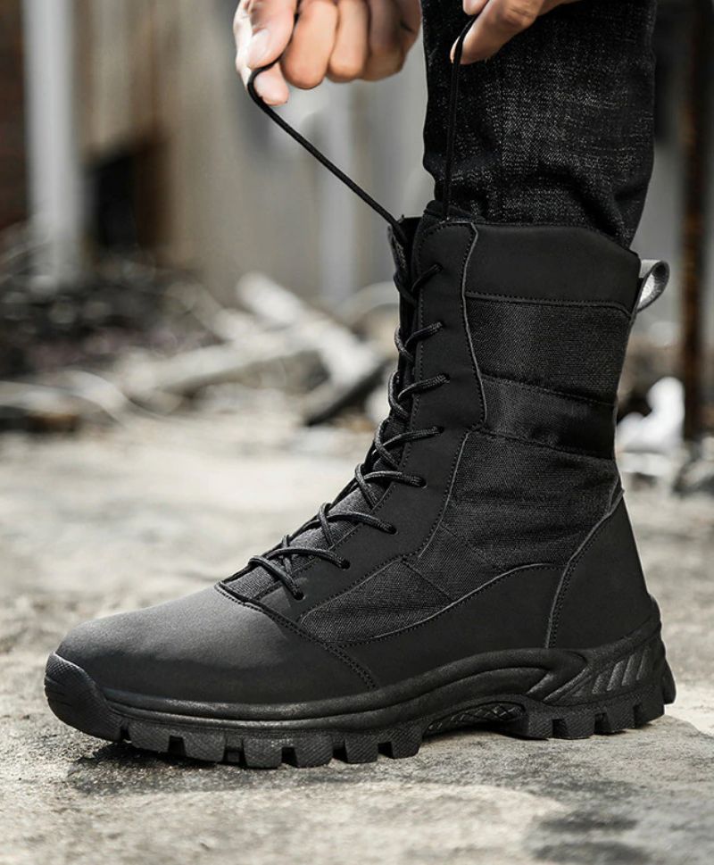Garren Heren Militaire Laarzen - Groen