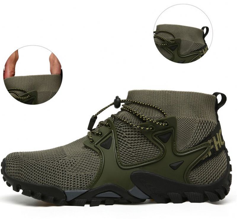 Garu Heren Zomer Sneakers - Olijf