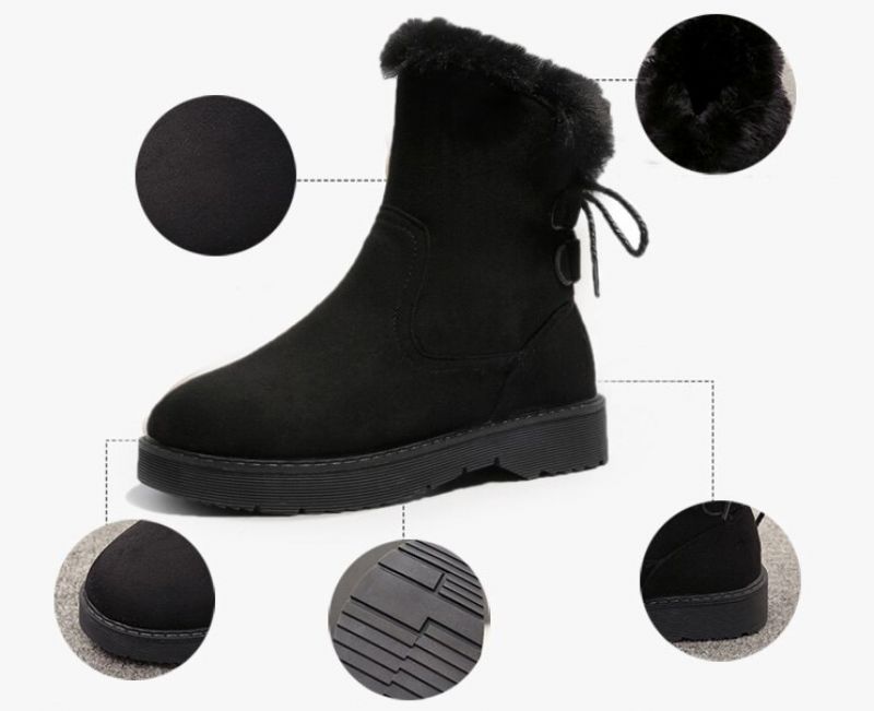 Gaudys Dames Winterlaarzen - Zwart