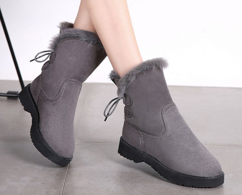 Gaudys Dames Winterlaarzen - Zwart