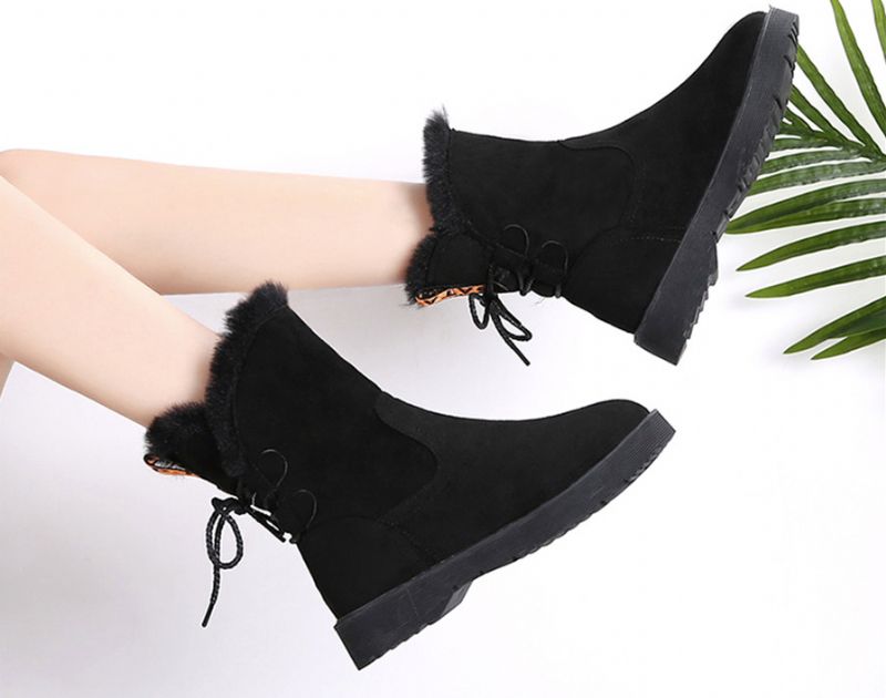 Gaudys Dames Winterlaarzen - Zwart