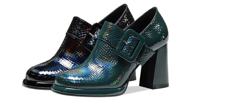Geanina Dames Hoge Hakken Pumps - Groen