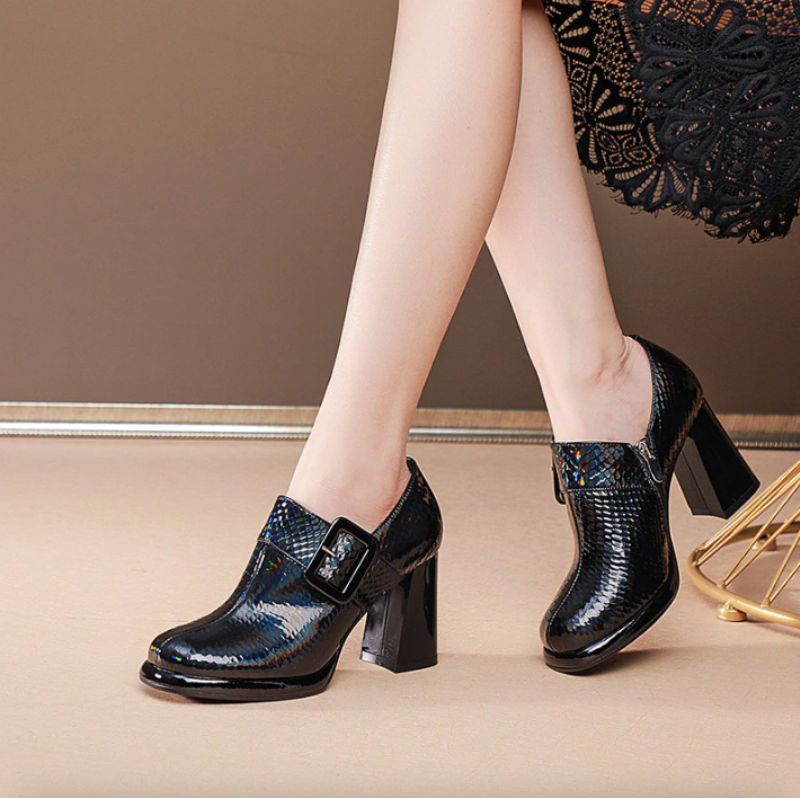 Geanina Dames Hoge Hakken Pumps - Groen