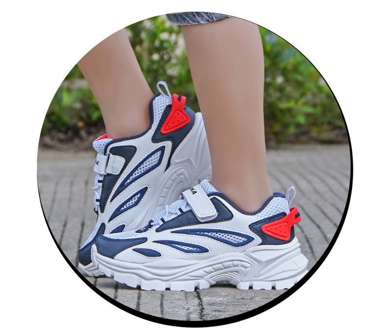 Gengar Jongenshoge Top Sneaker - Blauw