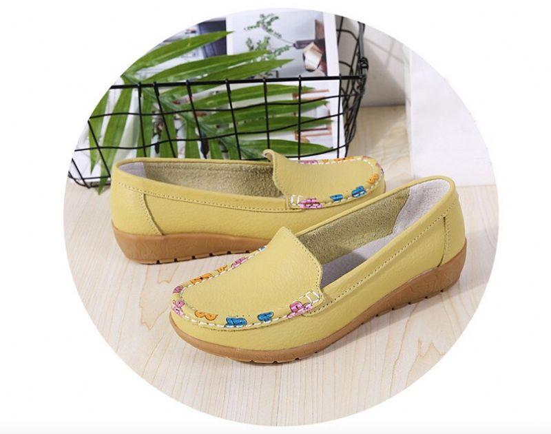 Genova Dames Zwarte Loafer Schoenen - Zwart
