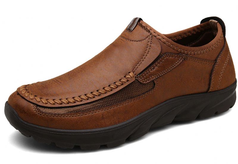 George Heren Loafers Casual Schoenen - Bruin