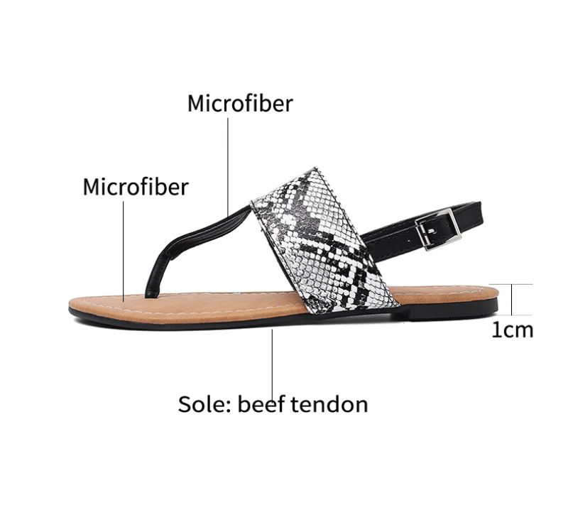 Georgia Sandalen - Zwart