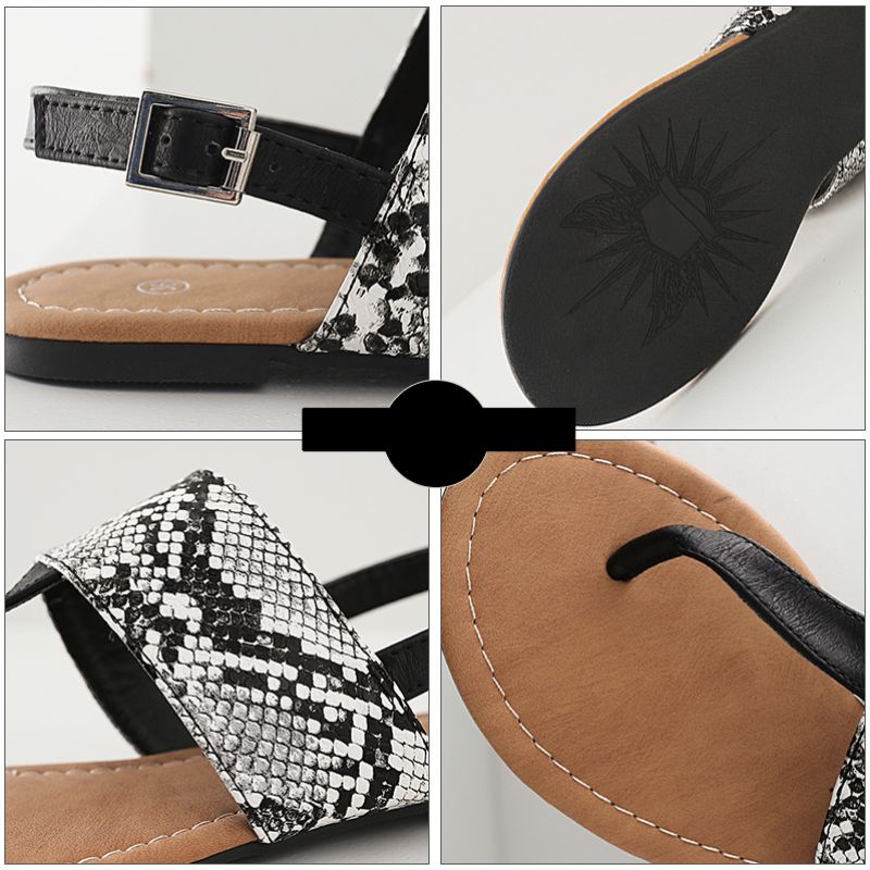 Georgia Sandalen - Zwart