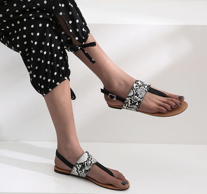 Georgia Sandalen - Zwart