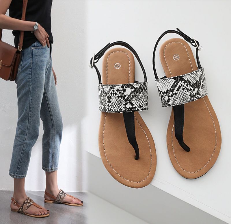 Georgia Sandalen - Zwart