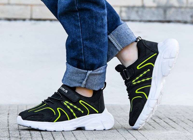 Gerardo Jongens Casual Sneakers - Zwart