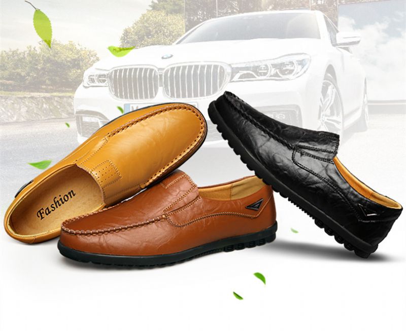 Geronimo Heren Loafers Casual Schoenen - Oranje