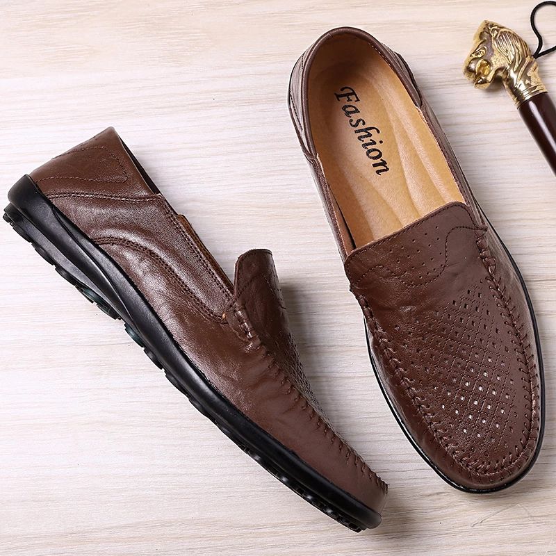 Gerrard Heren Loafer Casual Schoenen - Koffie