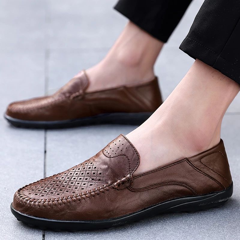 Gerrard Heren Loafer Casual Schoenen - Koffie