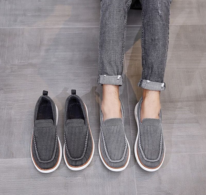 Gerson Heren Loafers Casual Schoenen - Zwart