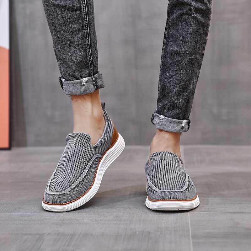 Gerson Heren Loafers Casual Schoenen - Zwart