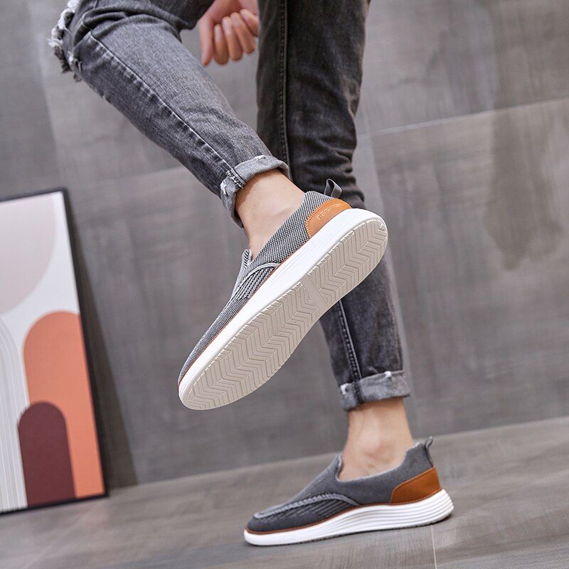 Gerson Heren Loafers Casual Schoenen - Zwart