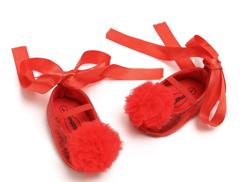 Gertrudix Baby Meisjes Platte Schoenen - Rood