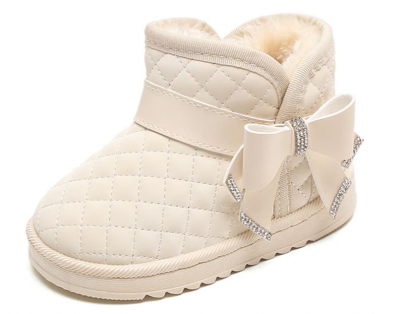 Giani Sneeuwlaarzen Voor Meisjes - Beige Bont