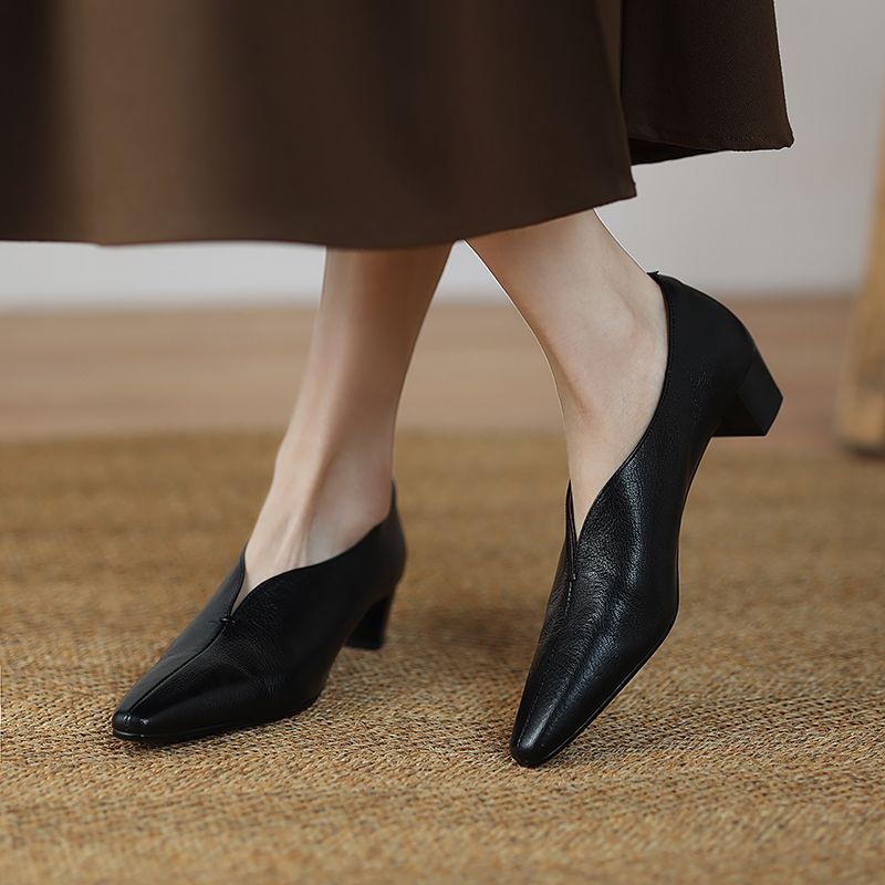 Gina Dames Comfortabele Elegante Pumps - Zwart
