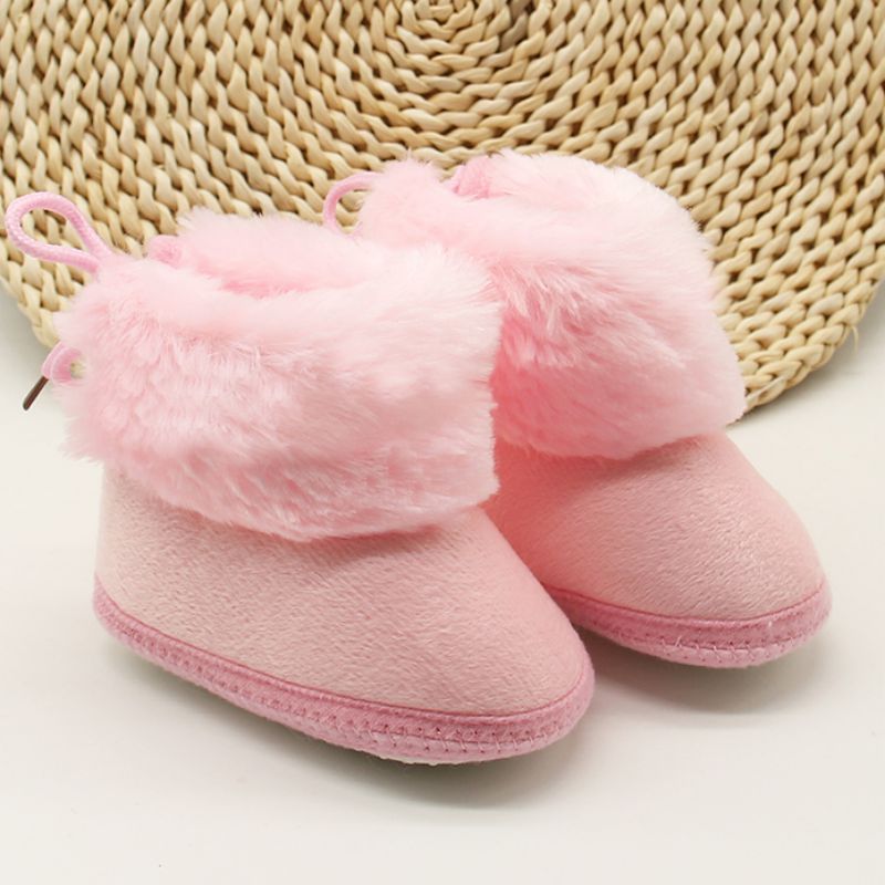 Ginny Baby Sneeuwlaarzen Voor Meisjes - Roze Bont