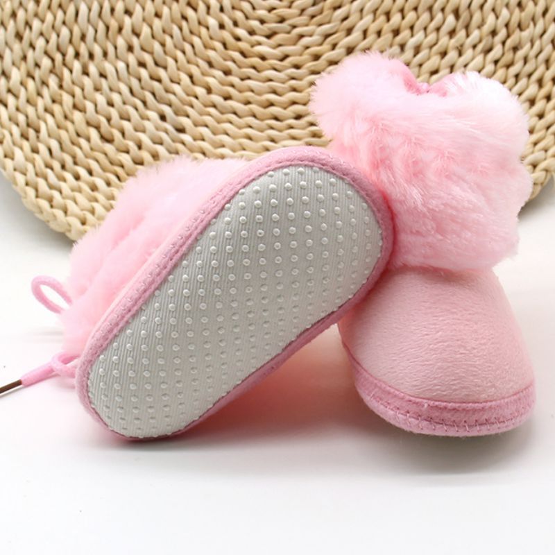 Ginny Baby Sneeuwlaarzen Voor Meisjes - Roze Bont