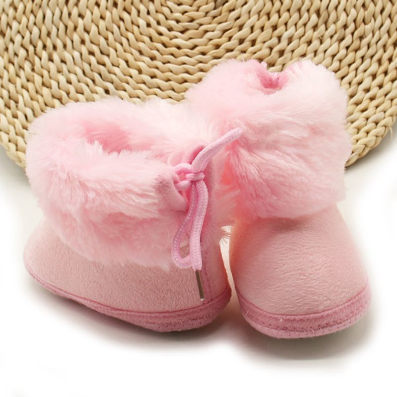Ginny Baby Sneeuwlaarzen Voor Meisjes - Roze Bont