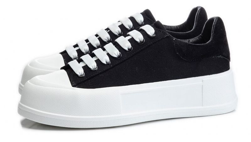Giordano Dames Veter Platform Sneaker - Kaki