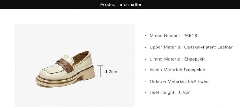 Giorgia Dames Loafer Schoenen - Beige