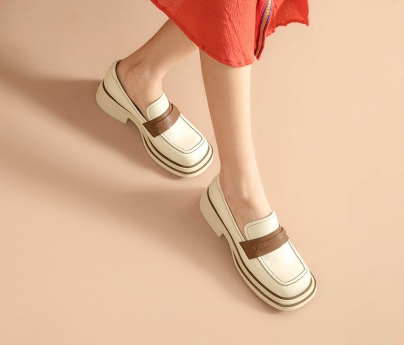 Giorgia Dames Patent Leather Zwarte Loafer Schoenen - Zwart