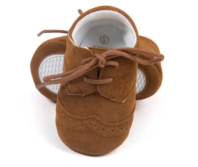 Giovani Baby Oxford Casual Schoenen Voor Jongens - Bruin