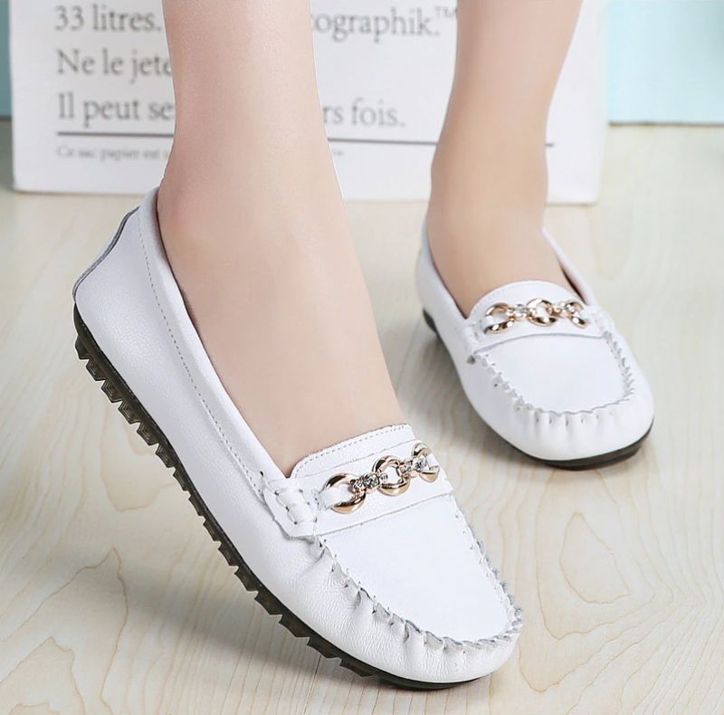 Giralda Dames Loafer Comfortabele Antislip Warme Schoenen - Grijs
