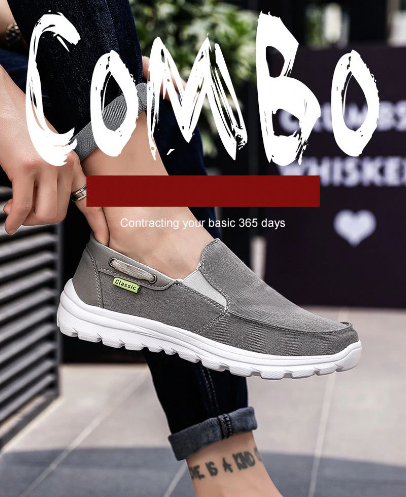 Giraldo Heren Casual Loafers - Grijs