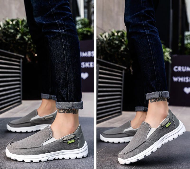 Giraldo Heren Casual Loafers - Grijs
