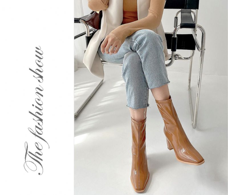 Girla Laarzen Mid Calf - Wit