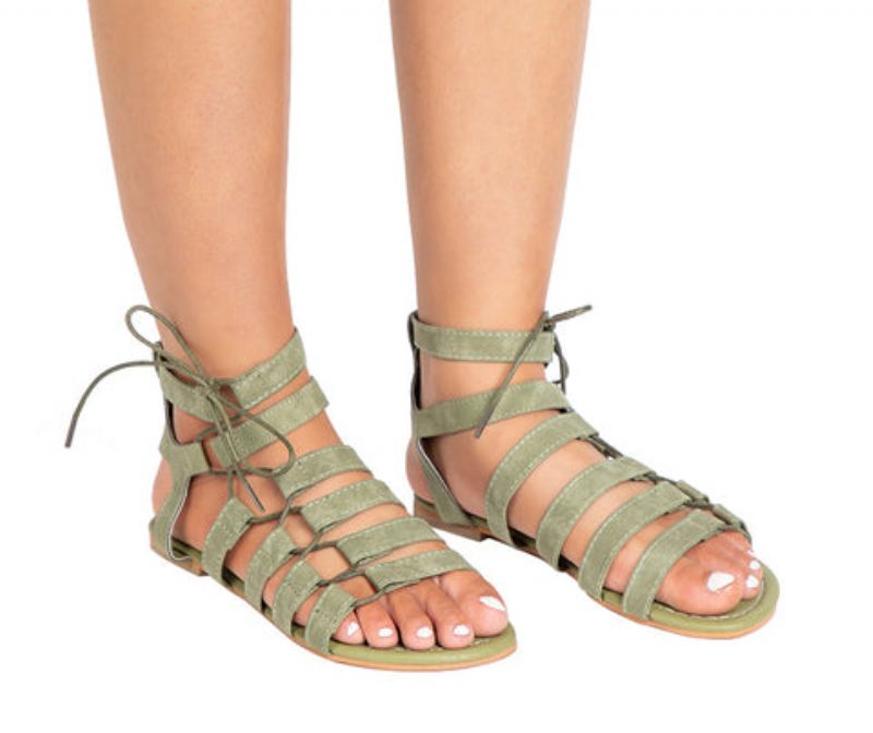 Gladiator Dames Sandaal - Grijs