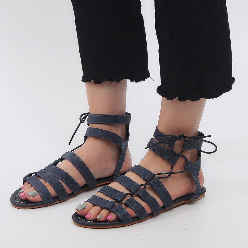 Gladiator Dames Sandaal - Grijs