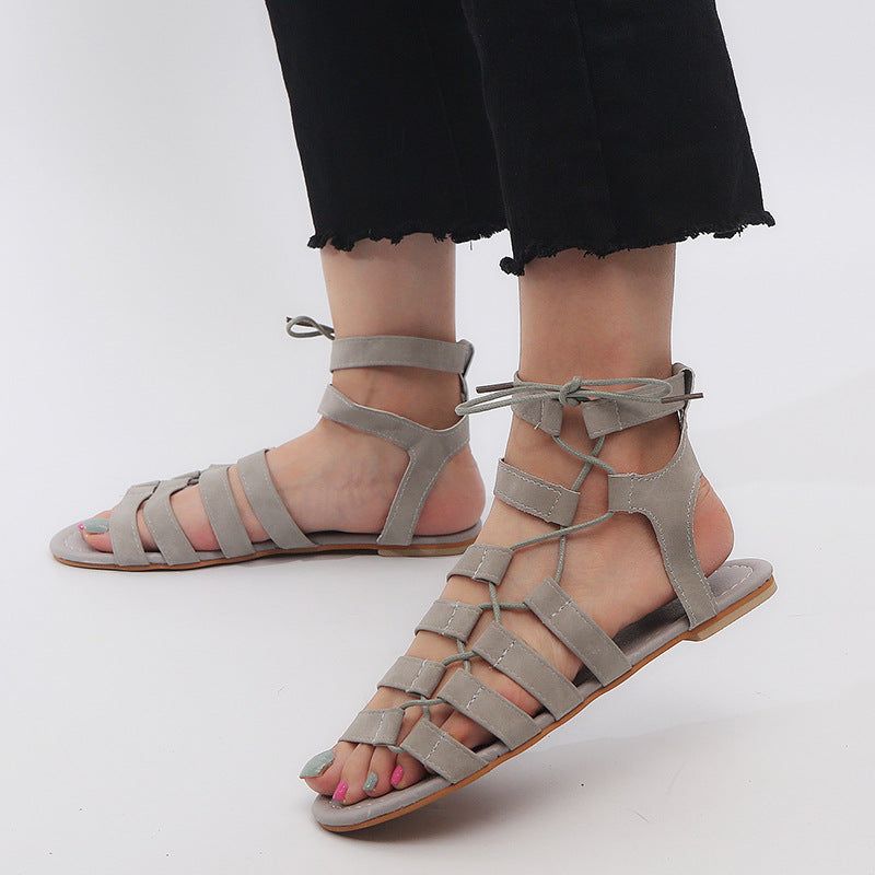 Gladiator Dames Sandaal - Grijs