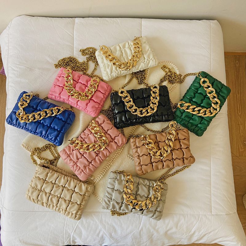 Glamor Kleine Leren Crossbody-handtas Voor Dames - Zwart