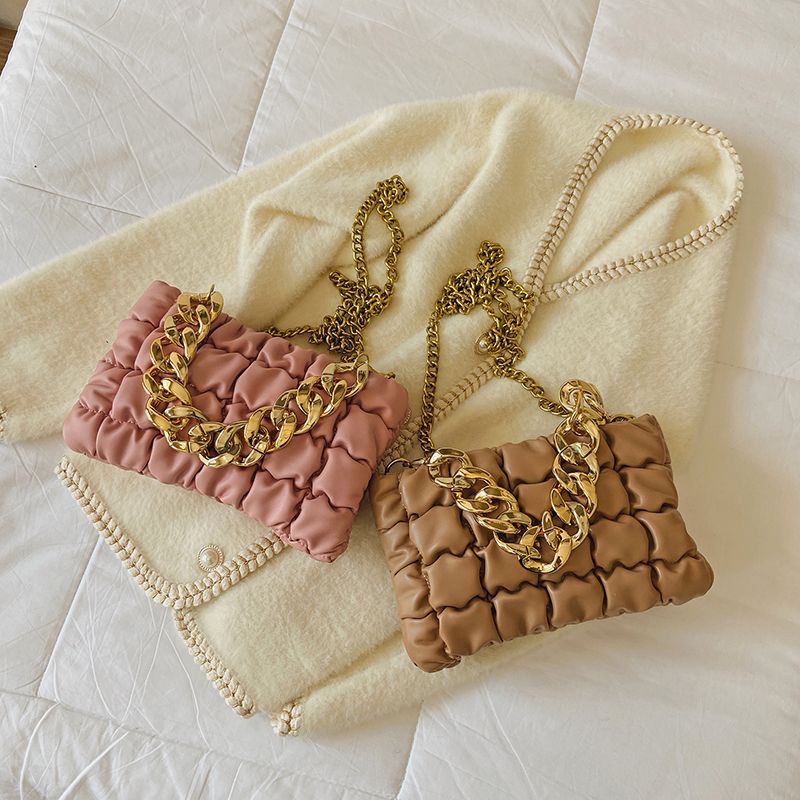 Glamor Kleine Leren Crossbody-handtas Voor Dames - Zwart