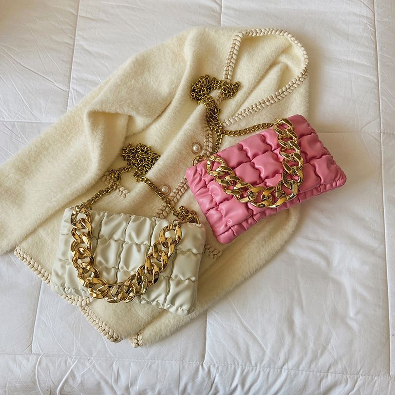 Glamor Kleine Leren Crossbody-handtas Voor Dames - Zwart