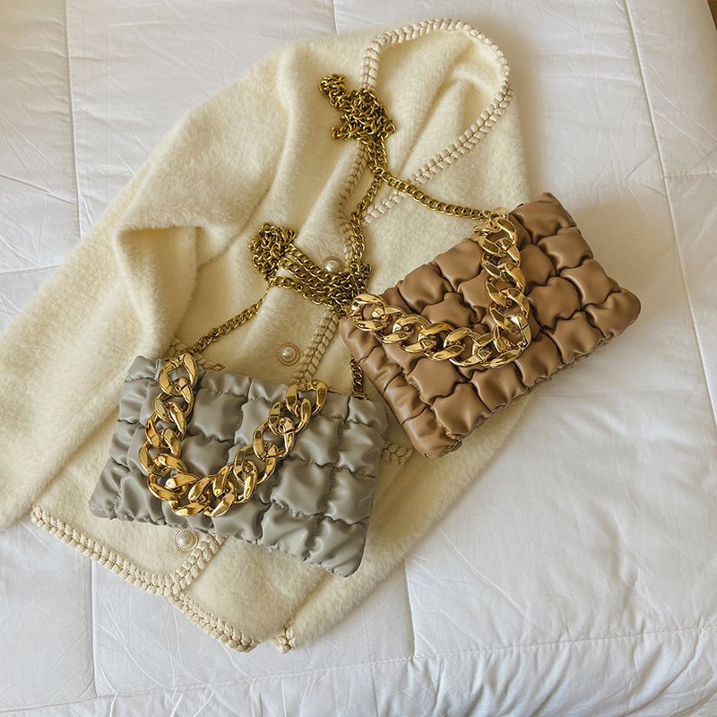 Glamor Kleine Leren Crossbody-handtas Voor Dames - Zwart