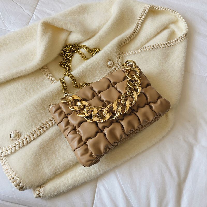 Glamor Kleine Leren Crossbody-handtas Voor Dames - Zwart