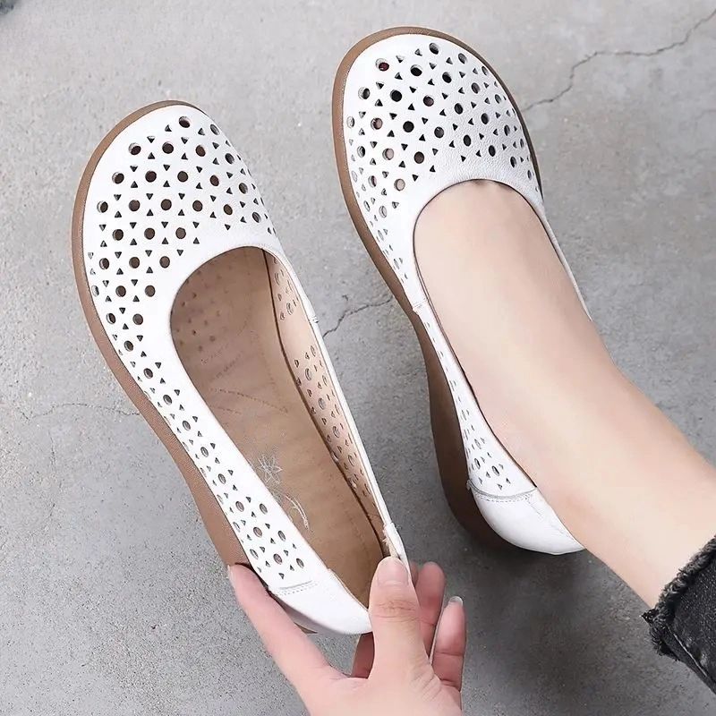 Gloria Dames Slip-on Loafers - Wit